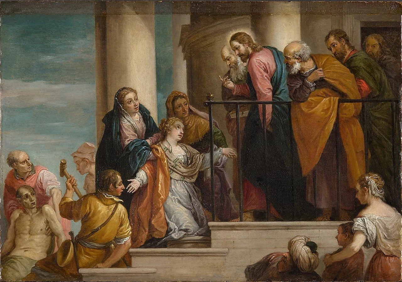 Cristo salva il giovane di Nain - Kunsthistorisches Museum